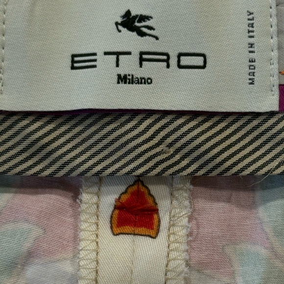 Etro Vibrant Multicolor  Pants - Picture 9 of 12